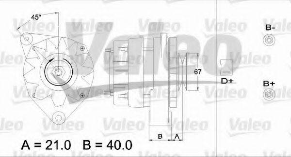 VALEO 101037 Генератор