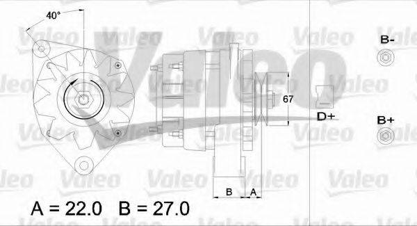 VALEO 7570 Генератор