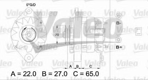 VALEO 102231 Генератор