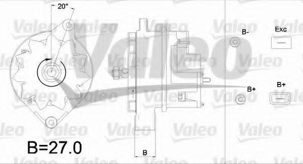 VALEO 436262 Генератор
