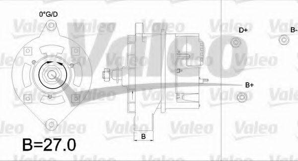 VALEO 436263 Генератор