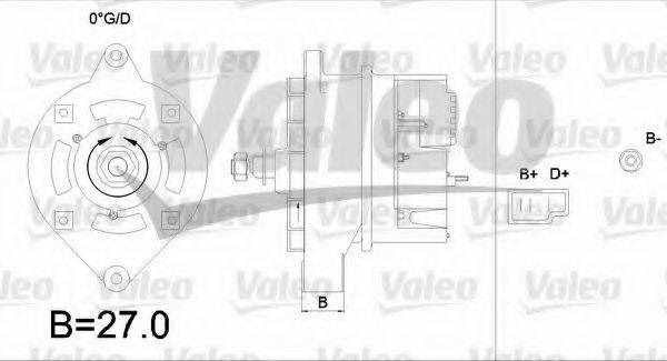 VALEO 436264 Генератор