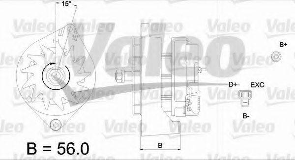 VALEO 436268 Генератор