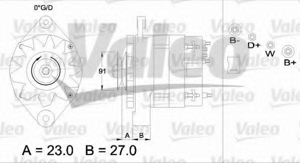 VALEO 436274 Генератор