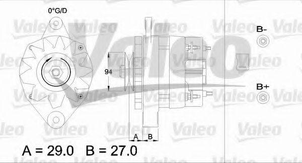 VALEO 436374 Генератор
