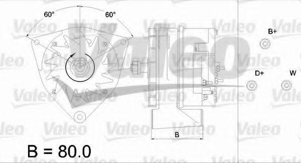 VALEO 436557 Генератор