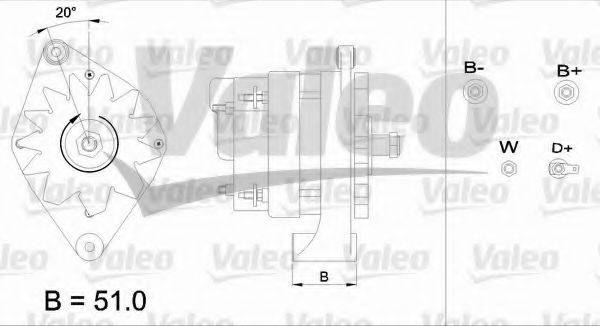 VALEO 436639 Генератор
