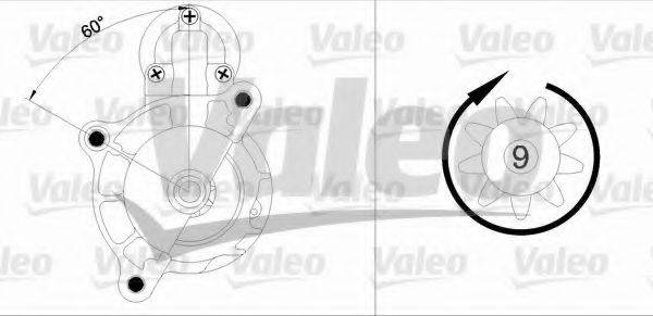 VALEO 600214 Стартер