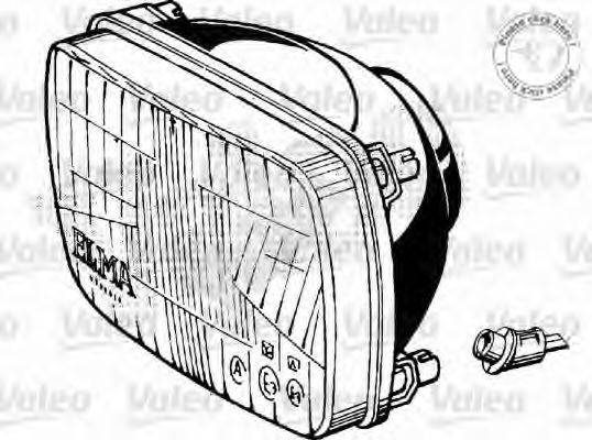 VALEO 63073 Основна фара
