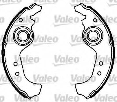 VALEO 562010 Комплект гальмівних колодок