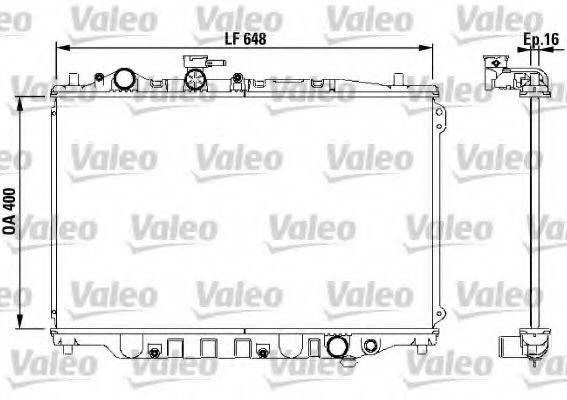 BEHR HELLA SERVICE 100749 Радіатор, охолодження двигуна