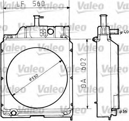 VALEO 34768 Радіатор, охолодження двигуна