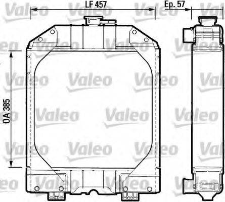 VALEO TC503 Радіатор, охолодження двигуна