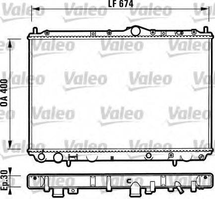 VOLVO MB925662 Радіатор, охолодження двигуна