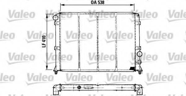 VALEO TA771 Радіатор, охолодження двигуна