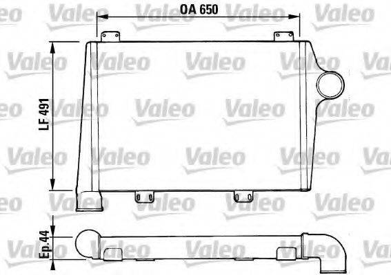 VALEO 77116 Інтеркулер