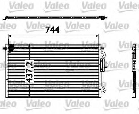 VALEO CA1245 Конденсатор, кондиціонер
