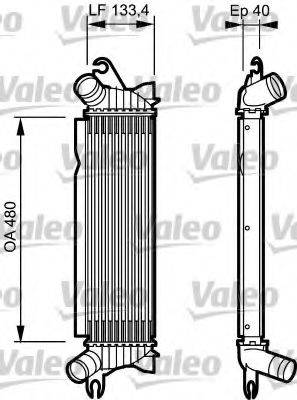 VALEO IA1085 Інтеркулер