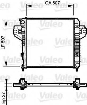 JEEP 52079729AC Радіатор, охолодження двигуна