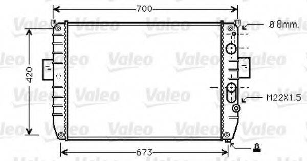 IVECO 93822682 Радіатор, охолодження двигуна