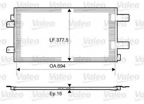 OPEL 4415071 Конденсатор, кондиціонер