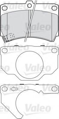 MAZDA DCY0-33-28Z Комплект гальмівних колодок, дискове гальмо
