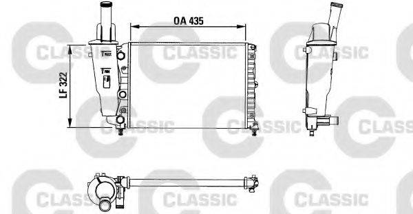 DENSO BM113 Радіатор, охолодження двигуна