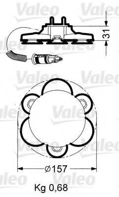 VALEO 040030 Кронштейн, проблисковий маячок