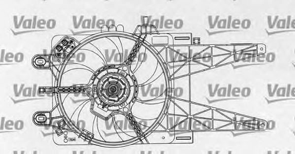 FIAT 46 776 540 Вентилятор, охолодження двигуна