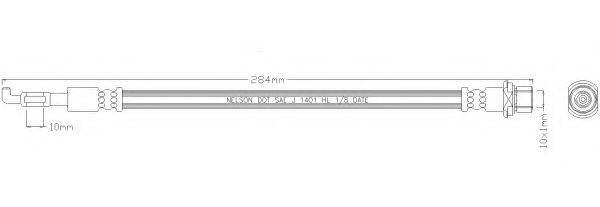 SPIDAN 340113 Гальмівний шланг
