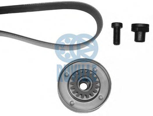 GATES K0168417 Полікліновий ремінний комплект