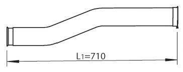 GILLET 707146 Труба вихлопного газу