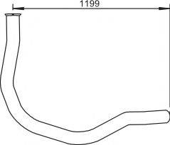 ZARA 10107 Труба вихлопного газу