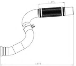 DINEX 56168 Труба вихлопного газу