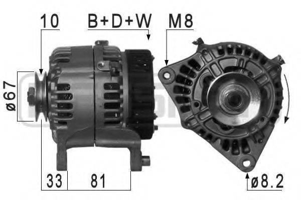 DEUTZ 0118 3463 Генератор