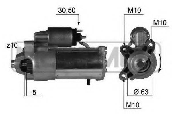 HC-PARTS CS1537 Стартер