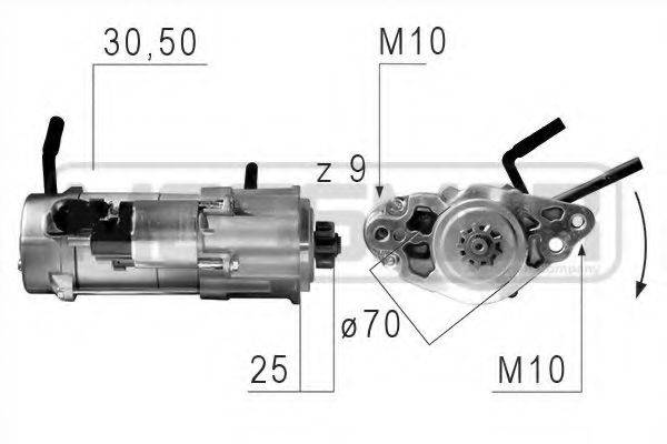 HC-PARTS CS1468 Стартер