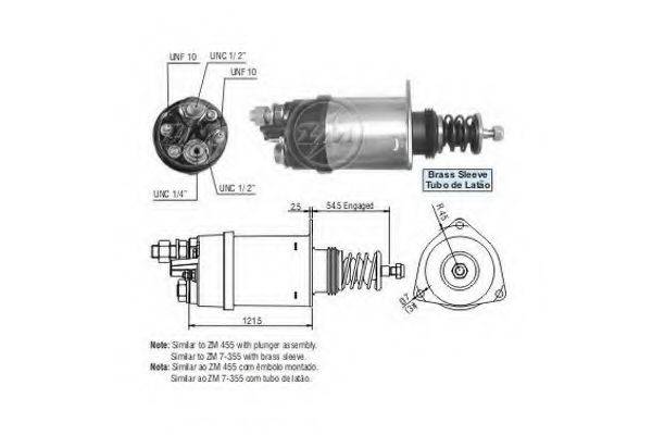 ERA F3HT 11001 BA Тягове реле, стартер