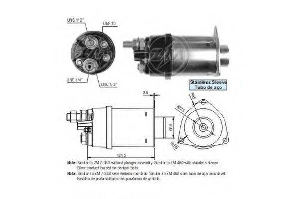 ERA 7460 Тягове реле, стартер