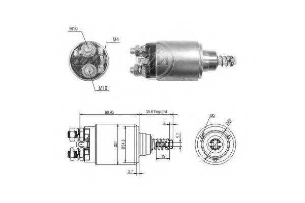 ERA 8640 Тягове реле, стартер