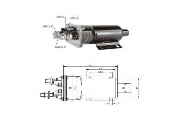 ERA 951 Тягове реле, стартер