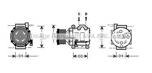 HC-PARTS AC119 Компресор, кондиціонер