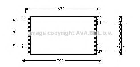AVA QUALITY COOLING CT5024 Конденсатор, кондиціонер
