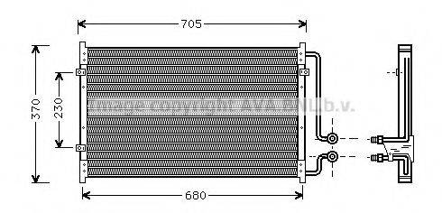 AVA QUALITY COOLING CT5025 Конденсатор, кондиціонер