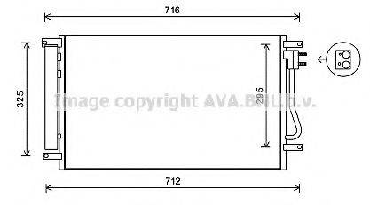 AVA QUALITY COOLING CT5038 Конденсатор, кондиціонер