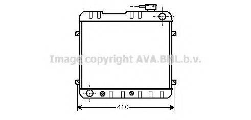 AVA QUALITY COOLING FT2145 Радіатор, охолодження двигуна