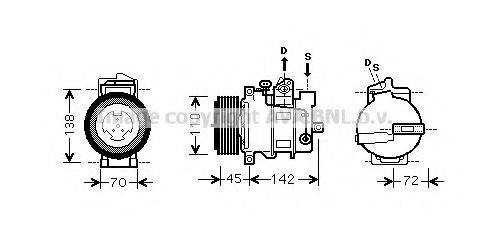 NRF 32576 Компресор, кондиціонер