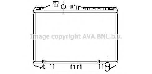 AVA QUALITY COOLING TO2113 Радіатор, охолодження двигуна