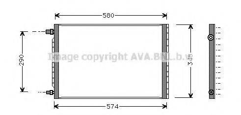 VALEO 815710 Конденсатор, кондиціонер