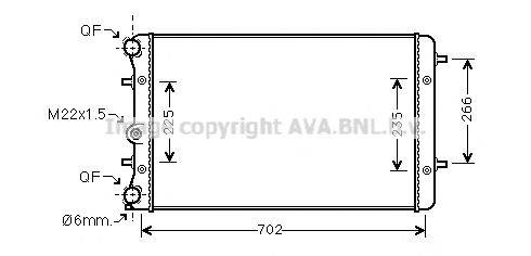 AVA QUALITY COOLING VW2174